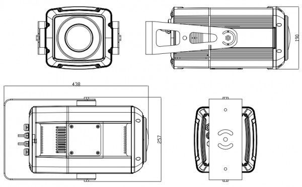 Схема гобо проектора IGpro 200 Wzr (водяных волн) 