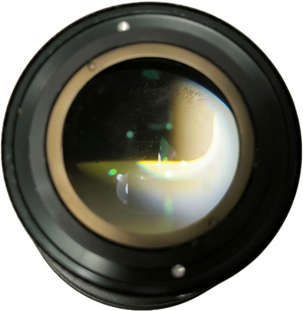 Широкоформатная оптика для проекторов GBP 15° (вид сверху внутренняя сторона)